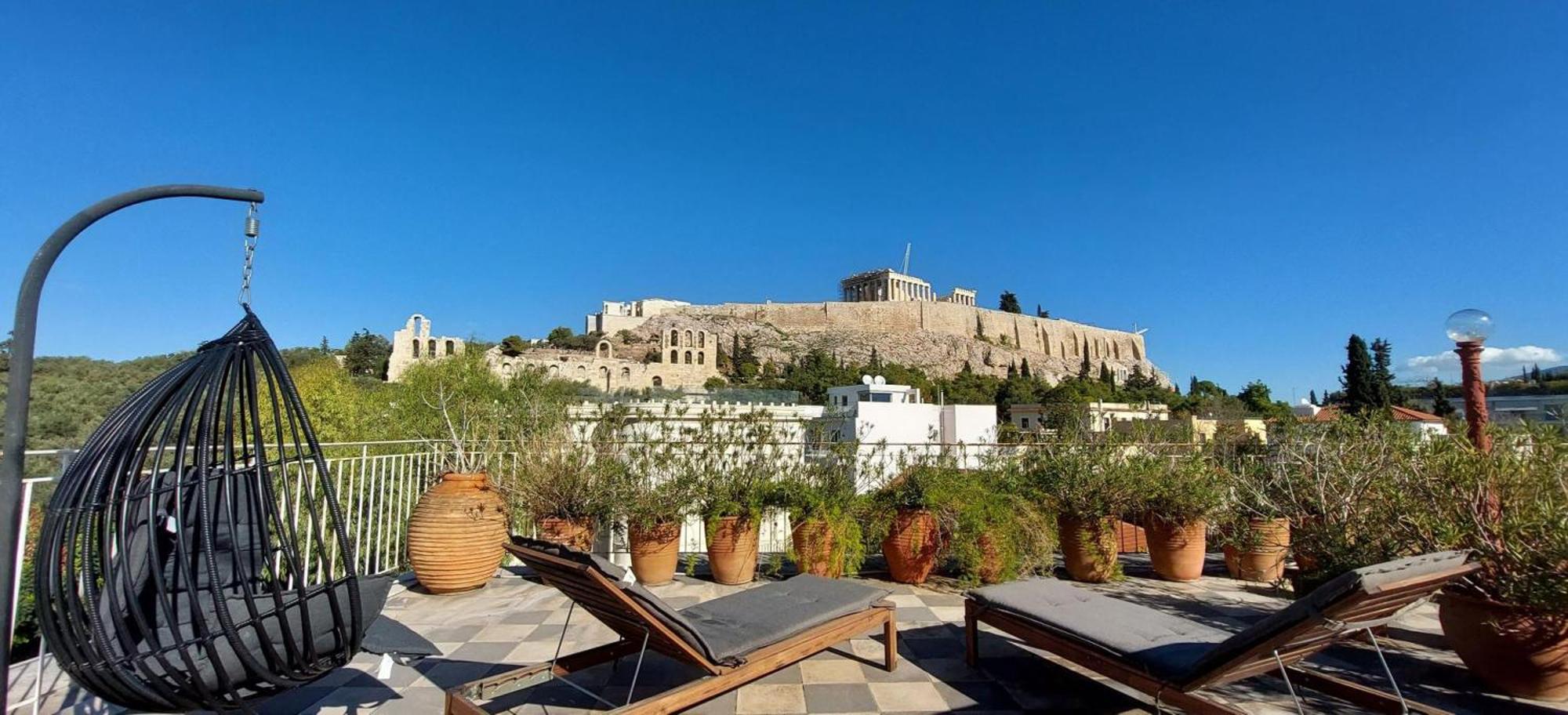 Stunning Acropolis View Apartment Атина Екстериор снимка